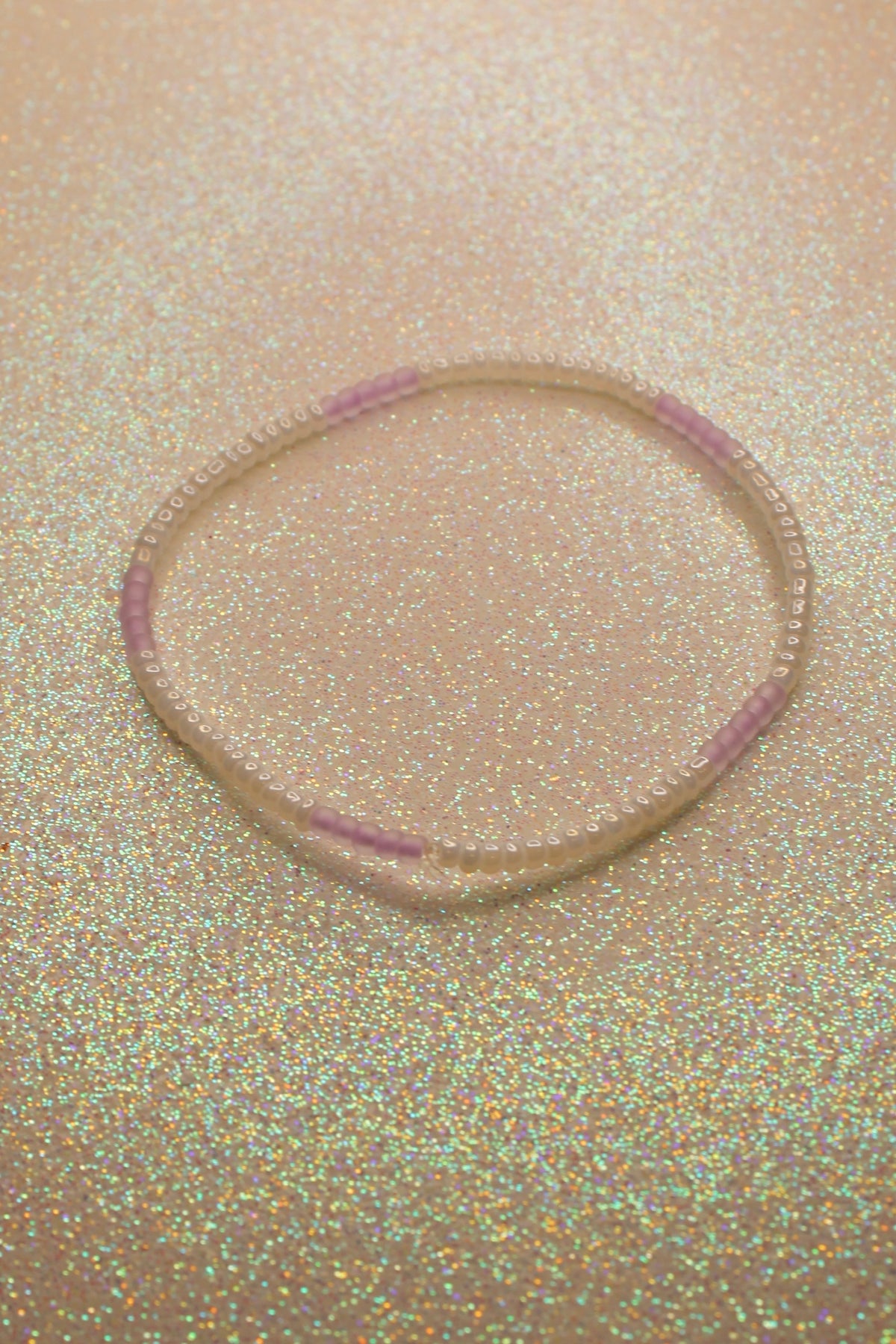Purple stackable bracelet