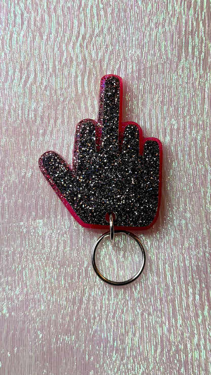 Middle finger keychain *DEFECT*