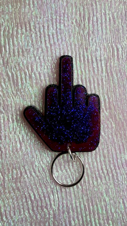 Middle finger keychain *DEFECT*
