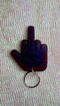 Middle finger keychain *DEFECT*