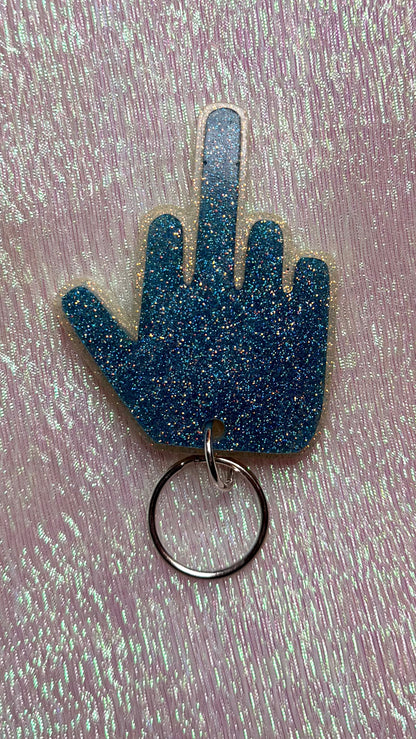 Middle finger keychain *DEFECT*