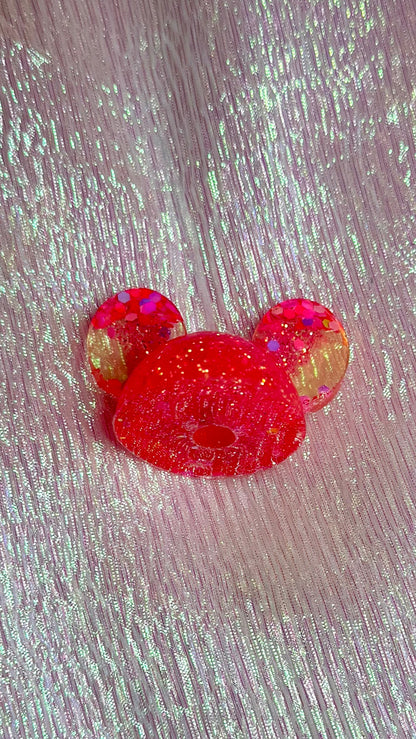 Mickey Mouse straw topper *DEFECT*