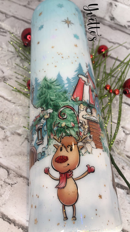 Christmas Scene 32 Oz Plump