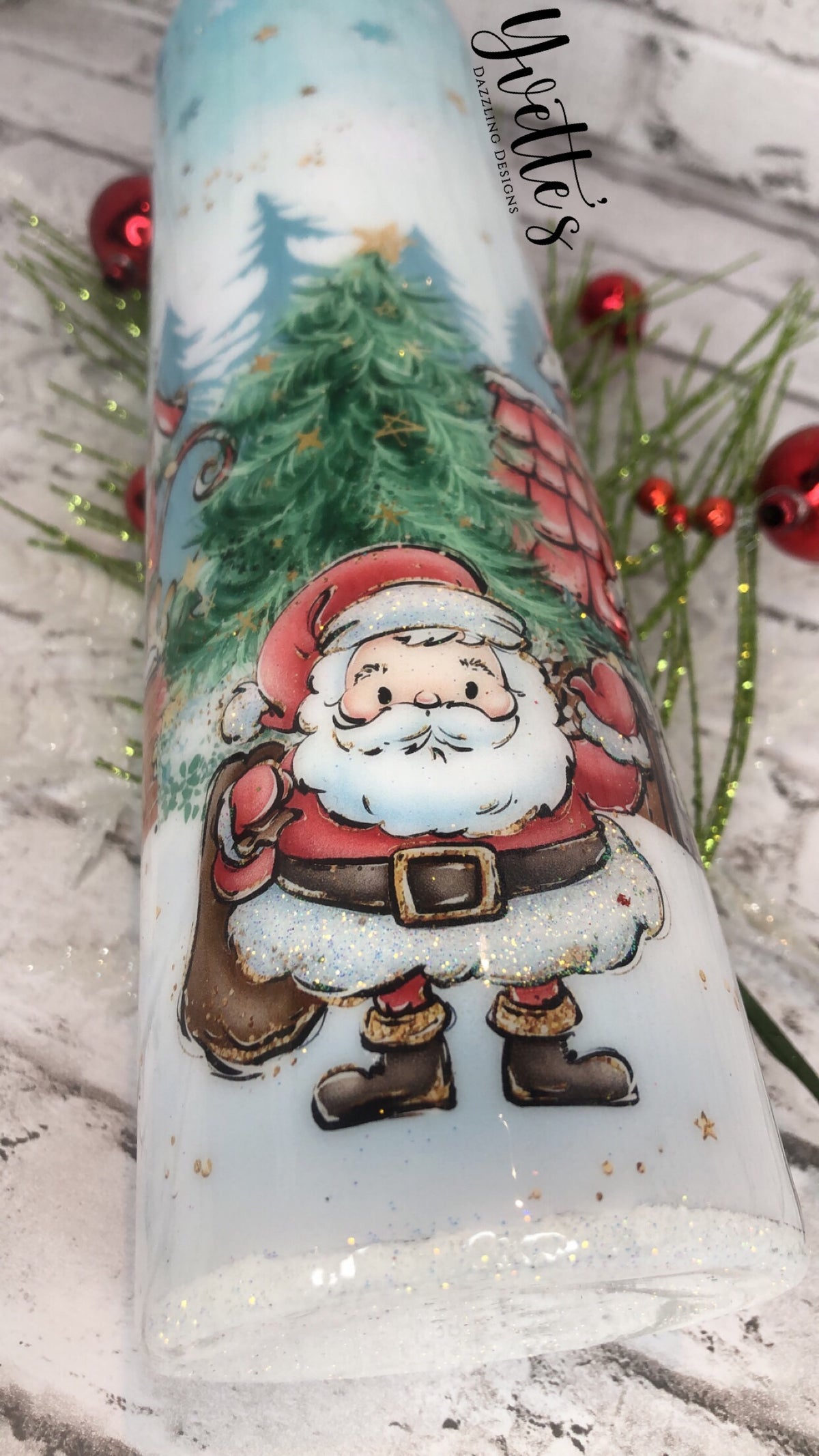 Christmas Scene 32 Oz Plump